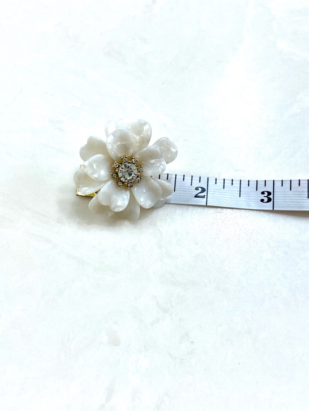 J. Crew White Flower Crystal-Accented Earrings - Picture 6 of 6